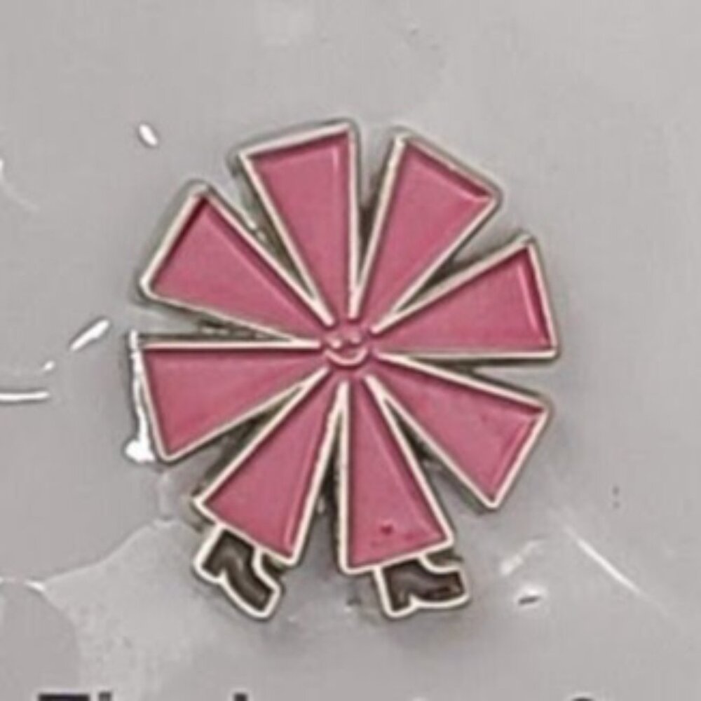 Marine Layer Enamel Pin Bubble Gum Pink Ribbon Pin It to Win It Spring 2022 NIP - Picture 2 of 5
